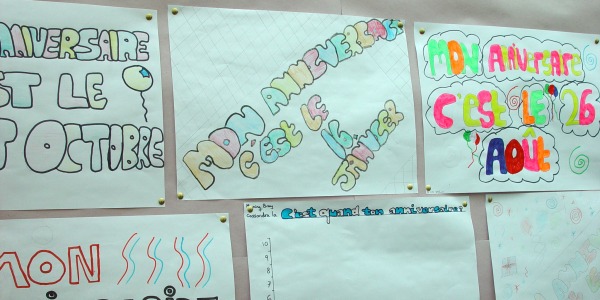 Exposición de trabajos de idiomas