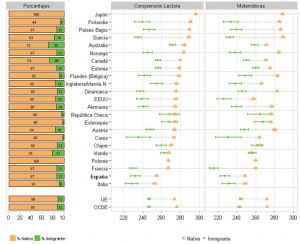 Figura nativos-inmigrantes por competencias