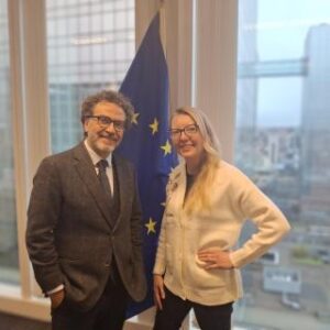 Peter Birch and Giulia Paolini