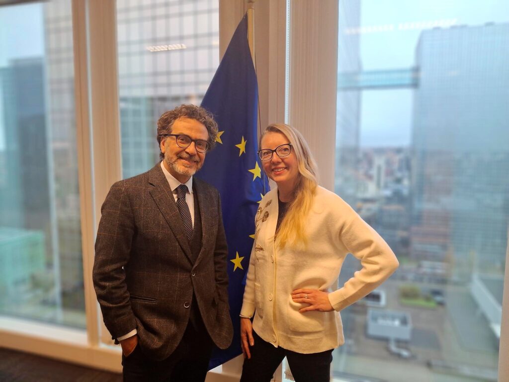 Peter Birch and Giulia Paolini